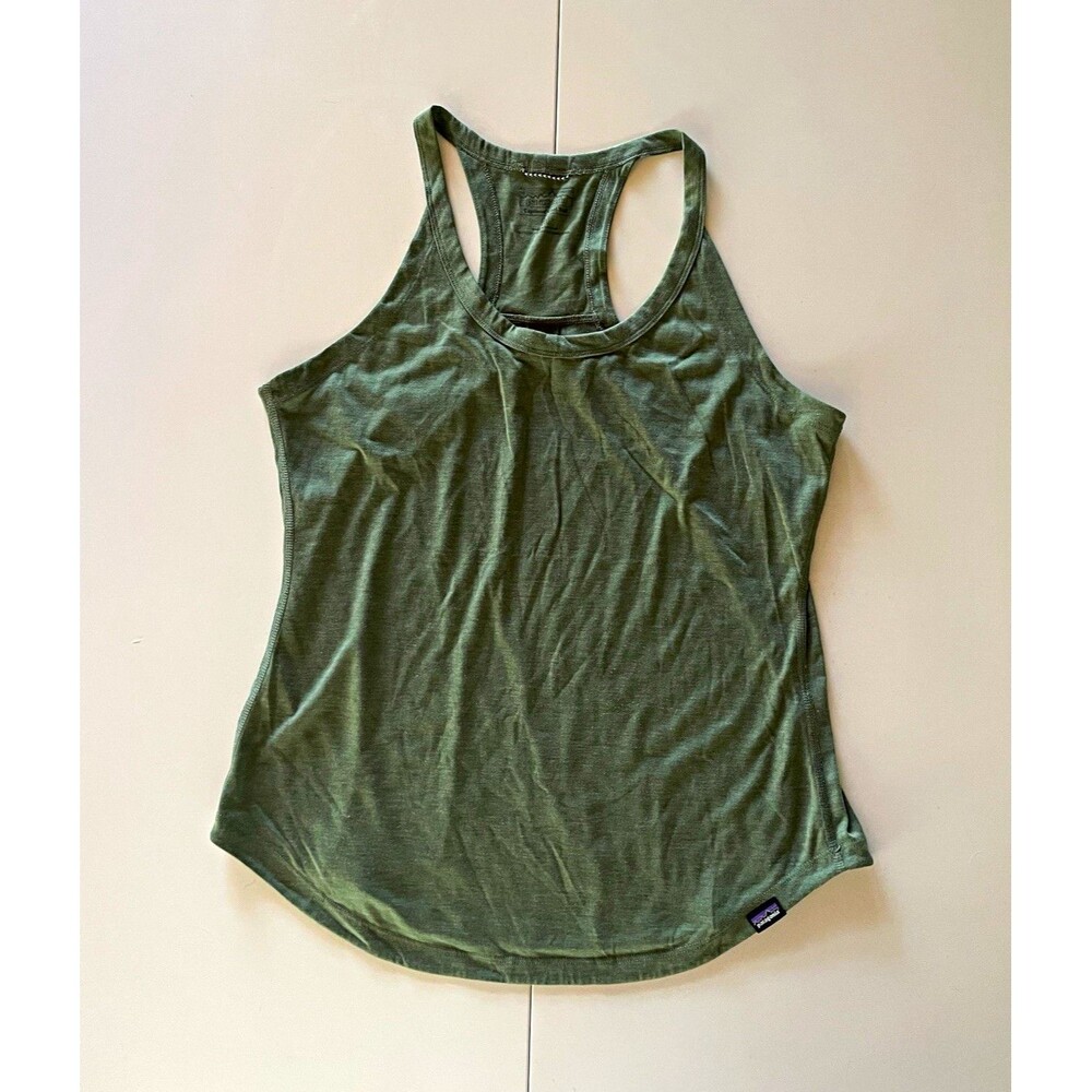 Patagonia Capilene Cool Trail Women's Racerback Scoop Neck Tank Green M